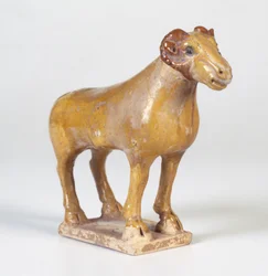 Grabfigur, Widder, Tang-Dynastie, 618-907 n. Chr.